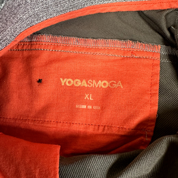Yogasmoga Pants Men's XL Gray D'or Hybrid Straight Leg Activewear Zip Pocket - Picture 5 of 15